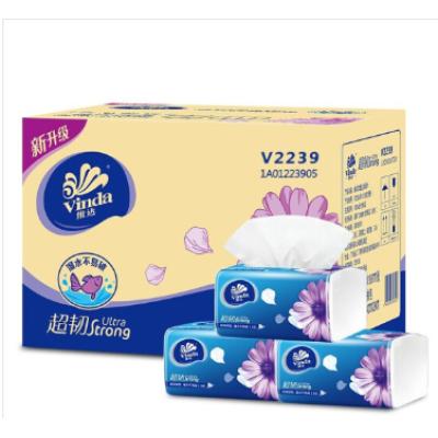 维达（Vinda）V2239 超韧抽纸纸巾抽取式 3层130抽 48包/箱